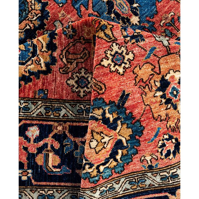 Serapi One-of-a-Kind Hand-Knotted Area Rug - Pink - 8' 2" x 10' 0"