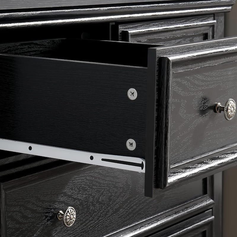 Roomfitters 6 Drawer Dresser, 6 Drawers cabinet Tall Chest of Drawers Closet Organizers Storage Clothes