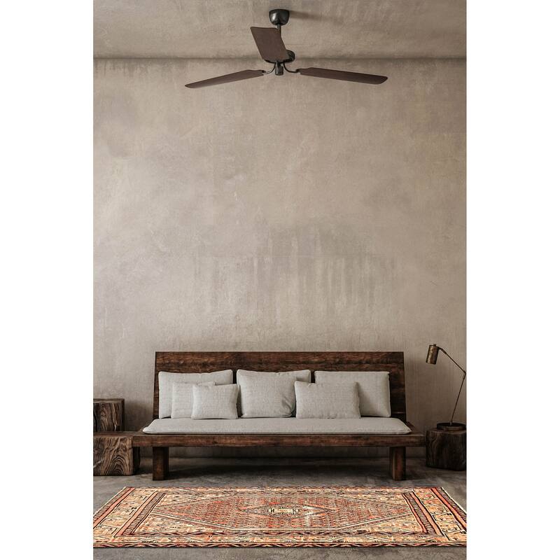 ECARPETGALLERY Hand-knotted Andelz Copper Wool Rug - 4'5 x 6'6