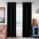 preview thumbnail 14 of 135, Deconovo Grommet Room Darkening Curtains, Set of 4 Panels 42x108 Inch - Black