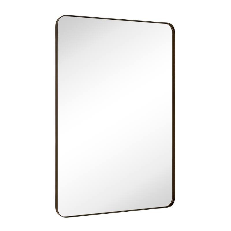 TEHOME Kengston Modern & Contemporary Rectangular Bathroom Vanity Mirror - 30'' x 40'' - Rubbed Bronze