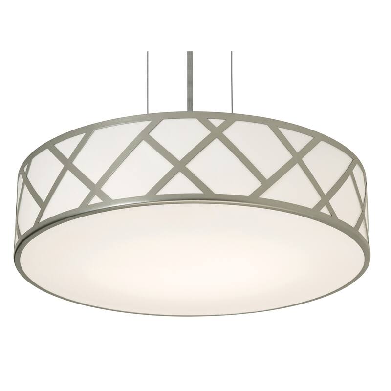 AFX HVNP21MB Haven 3 Light 21" Wide Pendant - Satin Nickel