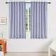 preview thumbnail 67 of 80, Deconovo Thermal Insulated 45-inch Curtain (2 Panel) - 52 x 45 Light Purple
