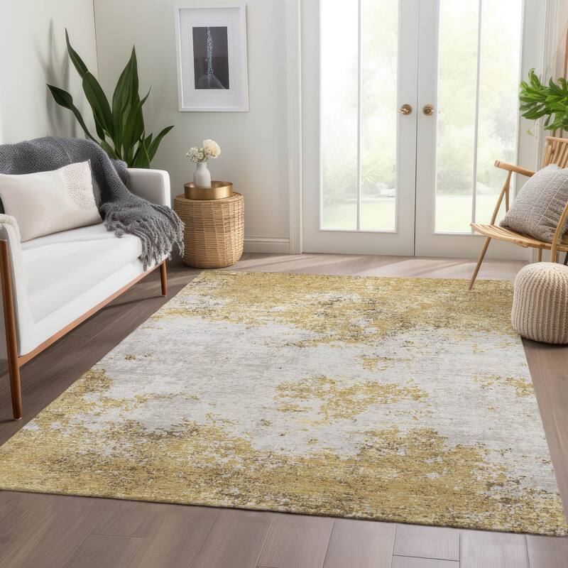Premium Washable Super Soft Abstract Solid Mayfield Rug