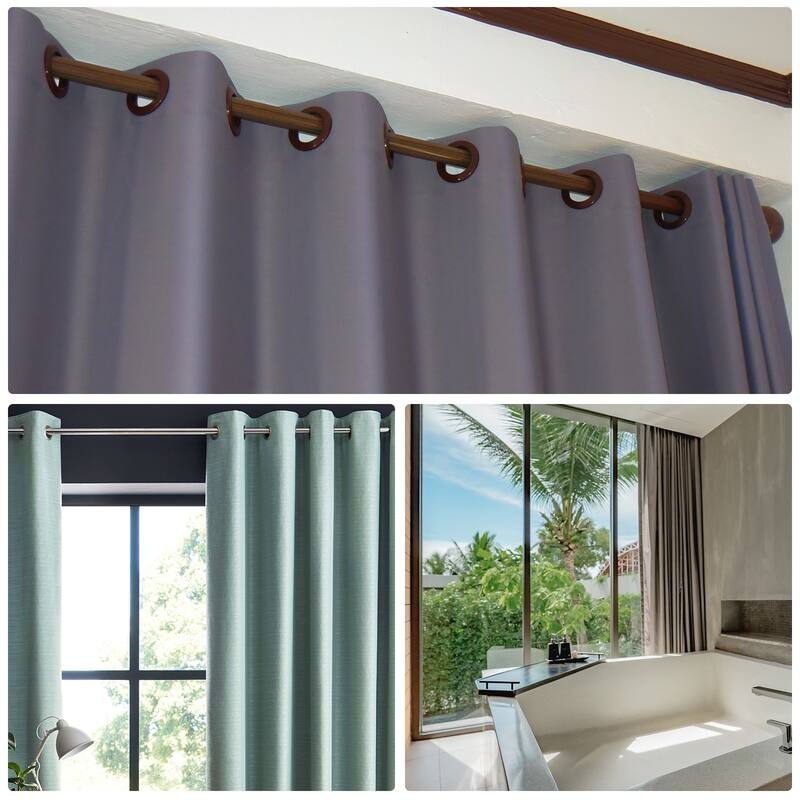 4Pcs Curtain Rod Bracket, Holders for Drapery Rod Home