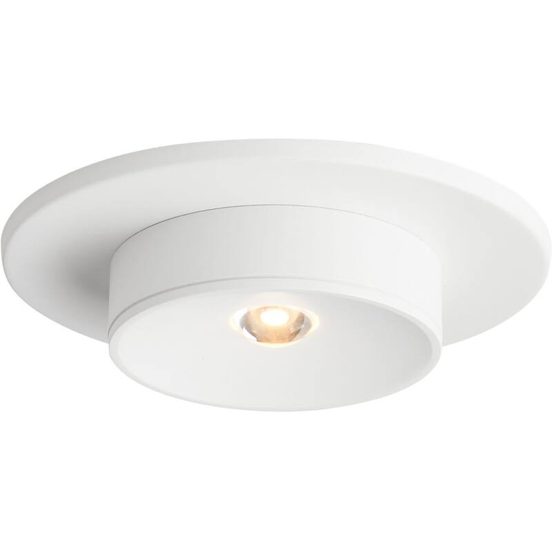 Maxim 86211 Caldera 6" Wide LED Flush Mount Ceiling Fixture - White