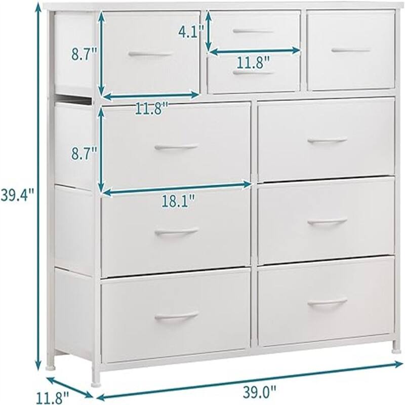 Furniture Storage Chest Tower Unit for Bedroom