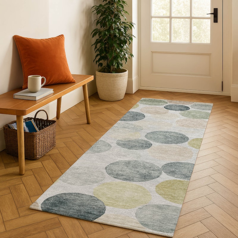 Premium Washable Super Soft Mayfield Rug - Gray - 2'3" x 7'6"