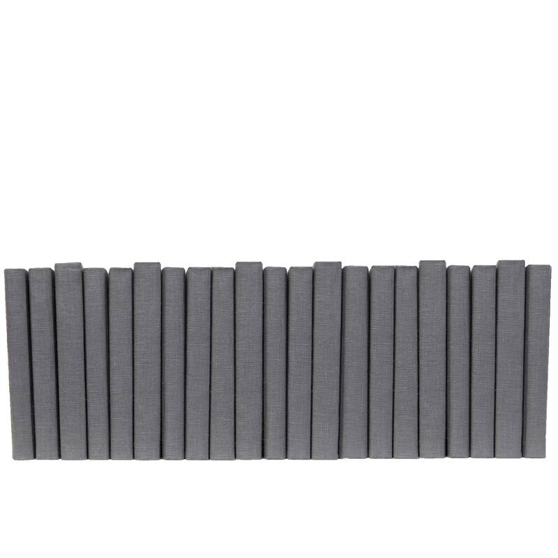 Books Grey Decorative Accessories: Slate Linen Color By The Foot