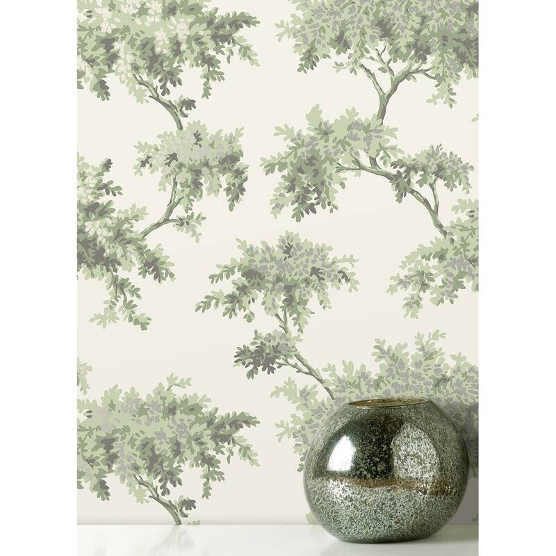 Brewster Ashdown Sage Tree Wallpaper