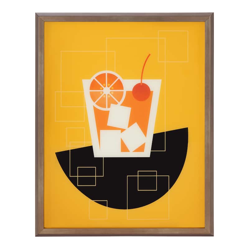 Kate and Laurel Blake Old Fashioned Glass By Amber Leaders Designs