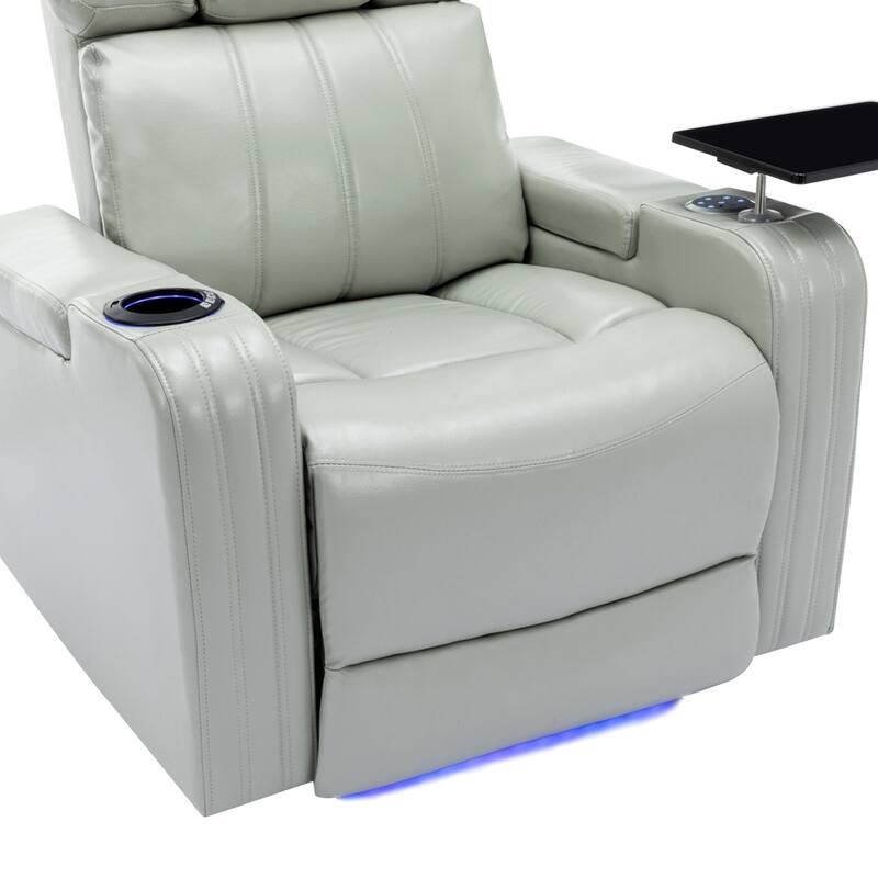 PU Leather Power Recliner Individual Seat