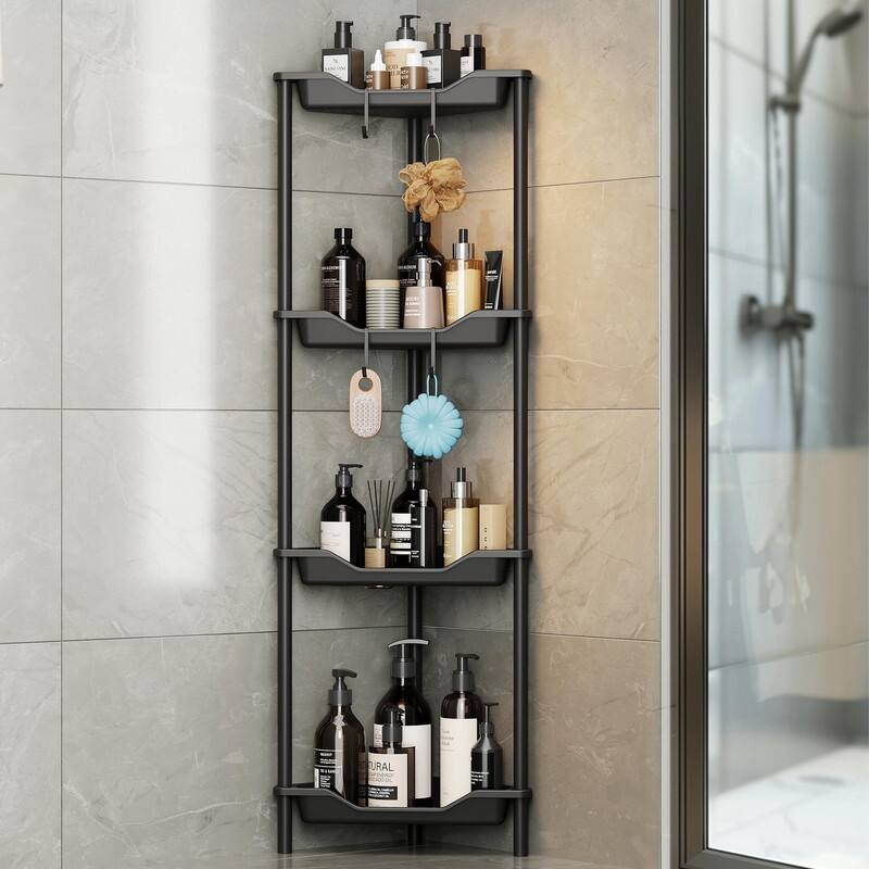 Corner Shower Caddy - 8.23"D x 14.17"W x 5.43"H