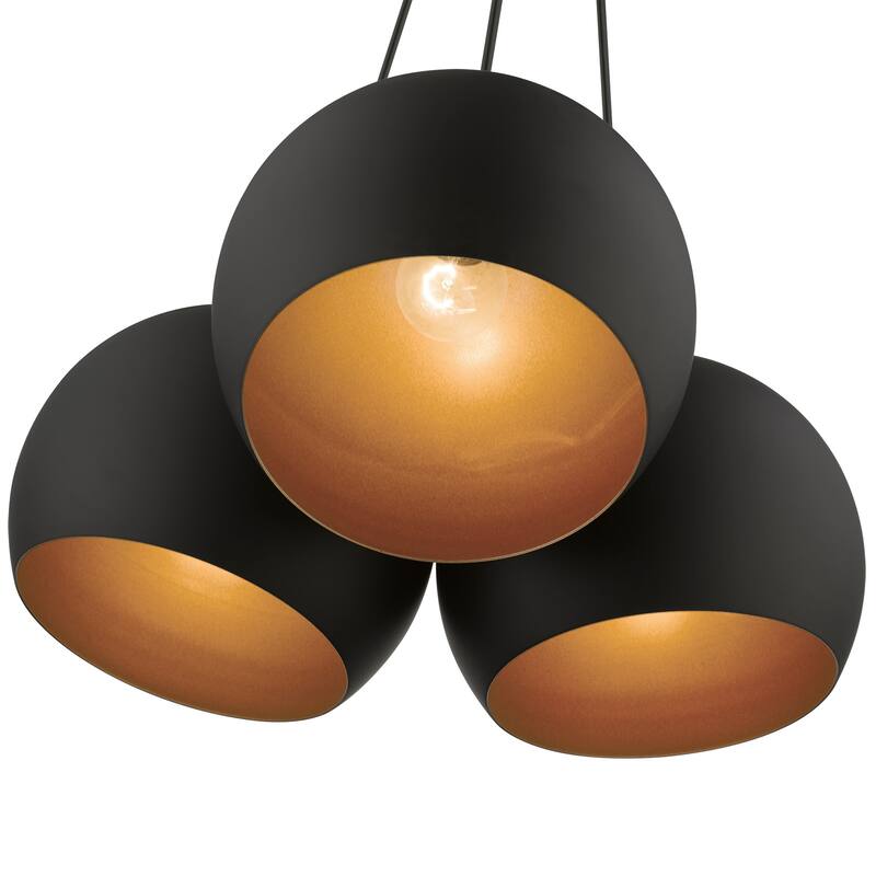 Livex Lighting 43393 Piedmont 3 Light 22" Wide Multi Light Pendant