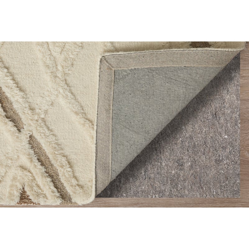 Grand Bazaar Elika Hand Tufted Geometric Transitional Area Rug