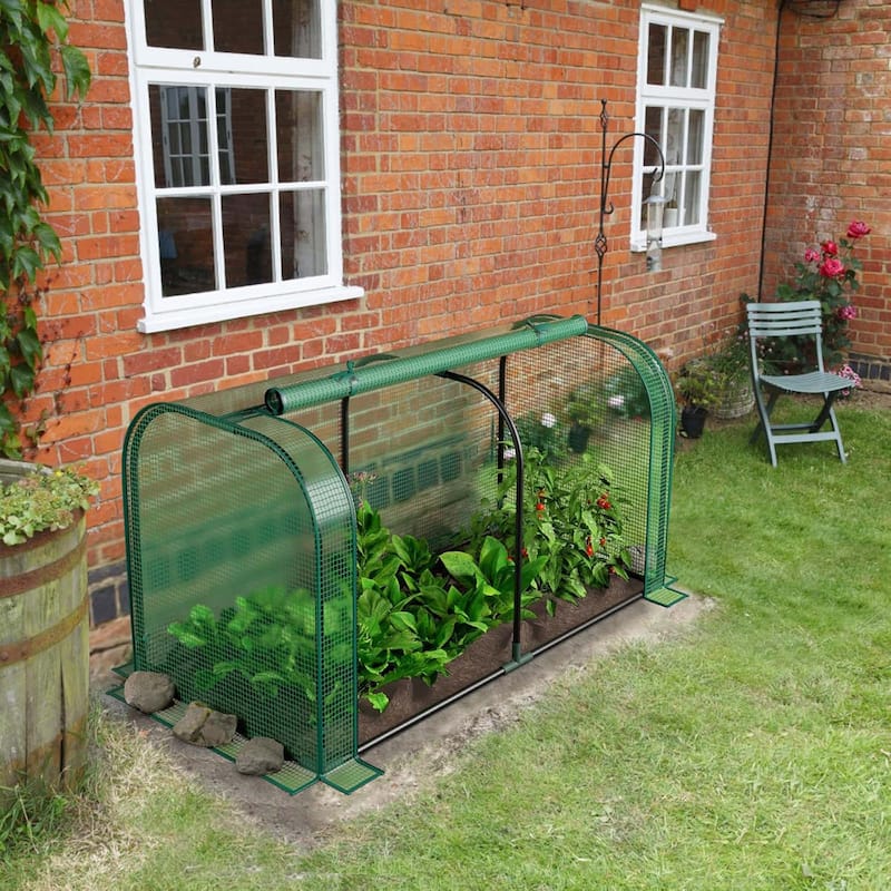 Mini Portable Greenhouse 47'' x 22'' x 24'' Green House with PE Cover