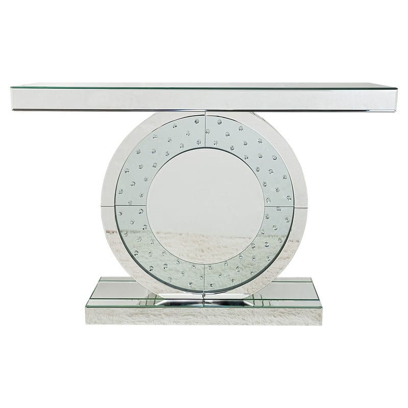 Mirrored Console Table Rectangular Sofa Table