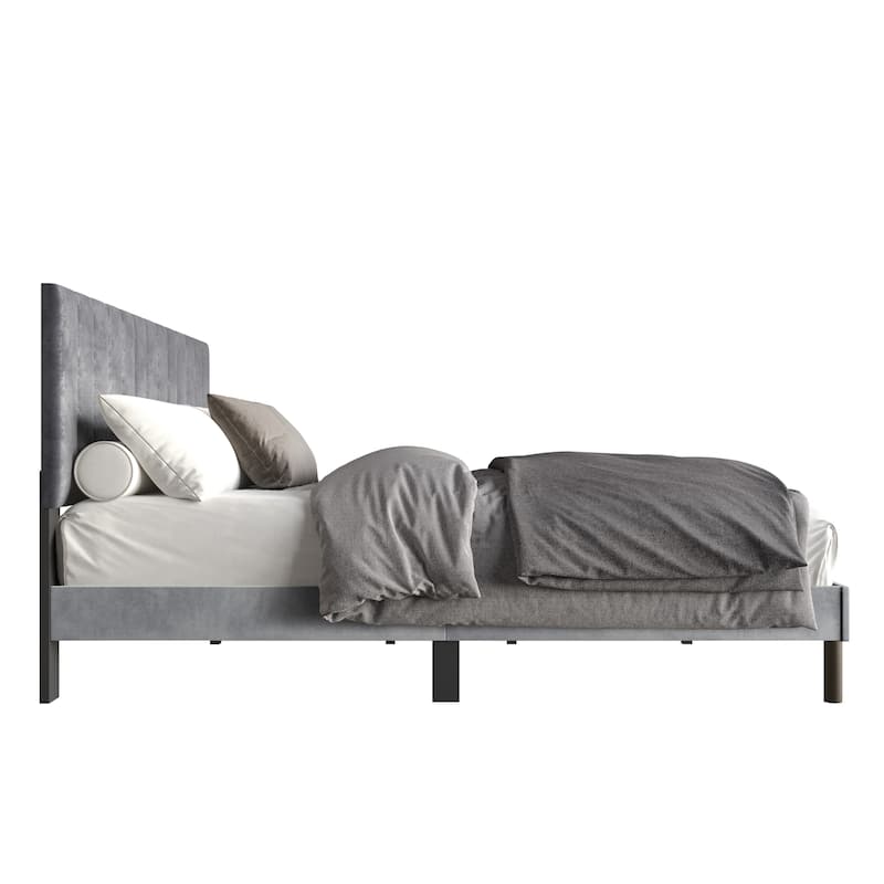 Clayfell Sitka Upholstered Platform Bed