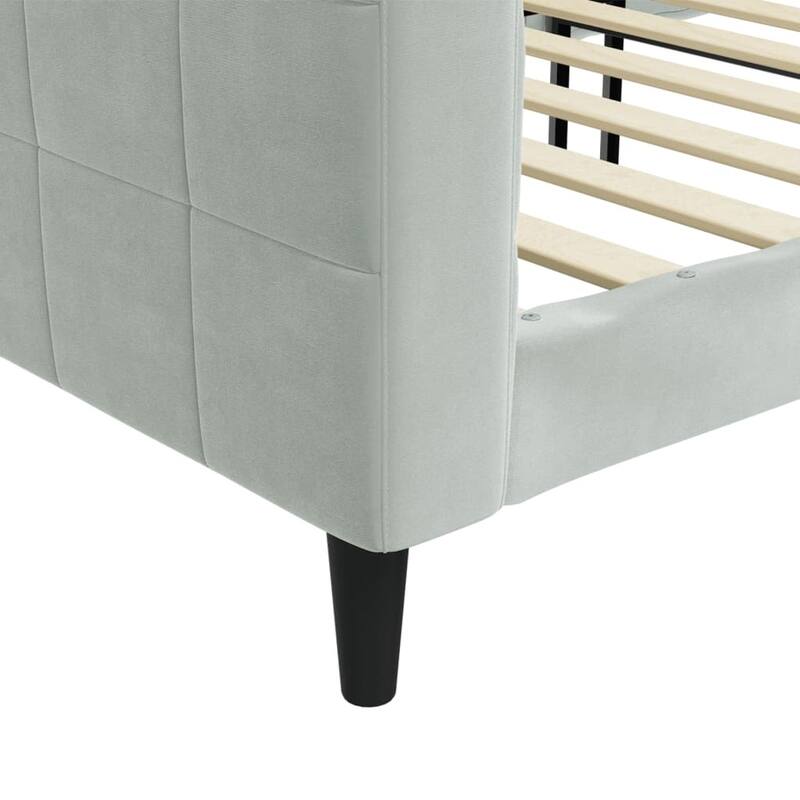 vidaXL Day Bed Upholstered Sofa Bed Daybed for Bedroom Living Room Velvet