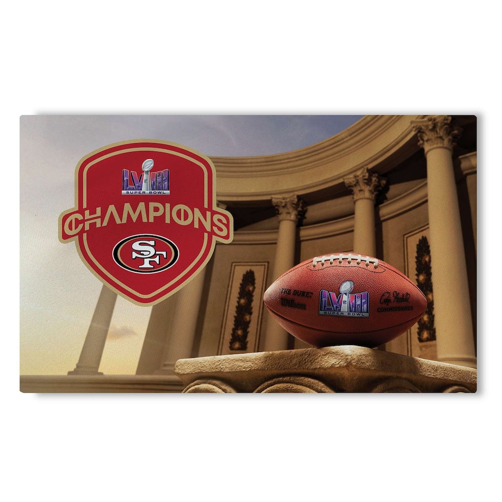 NFL San Francisco 49ERS SB58 Elite Champs Washable Rug - 36in x 62in