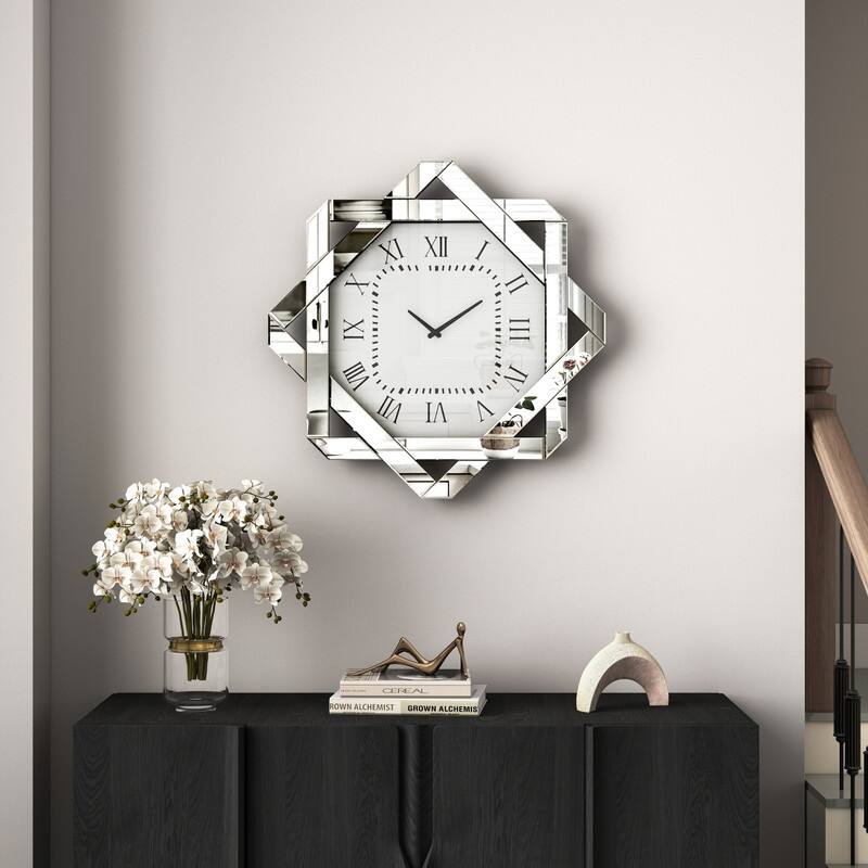 Modern Glass Wall Clock