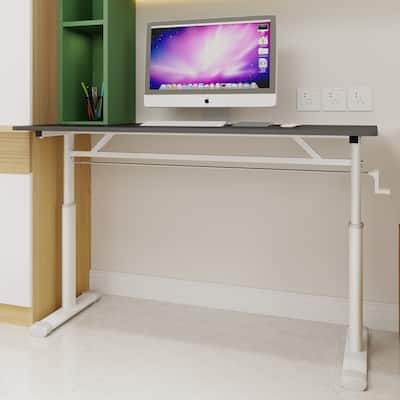 Adjustable Study Desk for Kids & Adults - Height-Adjustable, Multi-Purpose Home/Office Desk, Compact Design