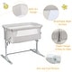preview thumbnail 29 of 42, Babyjoy Portable Baby Bed Side Sleeper Infant Travel Crib W/Carrying - See Details