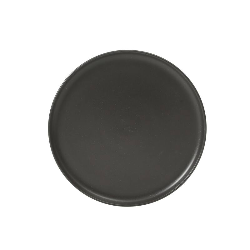 Gibson Elite Overbrook 16-Piece Pottery Clay Stoneware Stackable Dinnerware Set - Plates & Bowls, Reactive Glaze, Service for 4