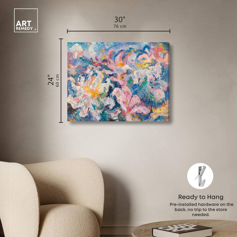 Pastel Riot II Canvas by Art Remedy, Gallery Wrapped