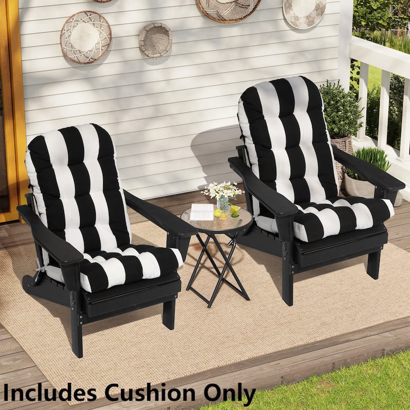 Outdoor Adirondack Chair Cushion Thickened Patio Chair Pad Lounge Rocking Chair Cushion