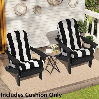 Outdoor Adirondack Chair Cushion Thickened Patio Chair Pad Lounge Rocking Chair Cushion