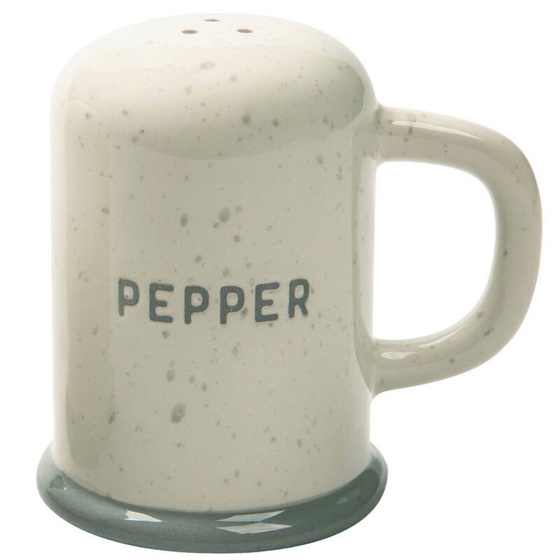 Transpac Dolomite 3.75 in. White Spring Cabin Salt and Pepper Shaker Set of 2