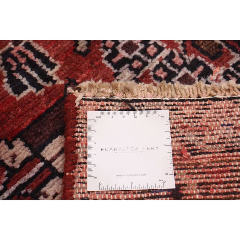 ECARPETGALLERY Hand-knotted Andelz Red Wool Rug - 2'10 x 11'1
