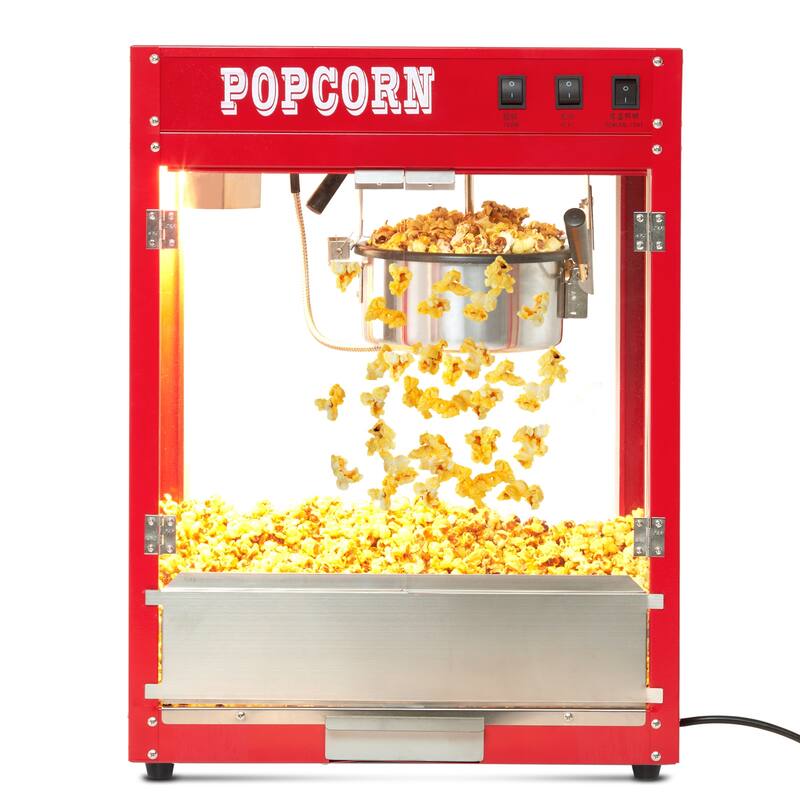 Countertop Popcorn Popper Machine, Bar Style with Light Bed Bath
