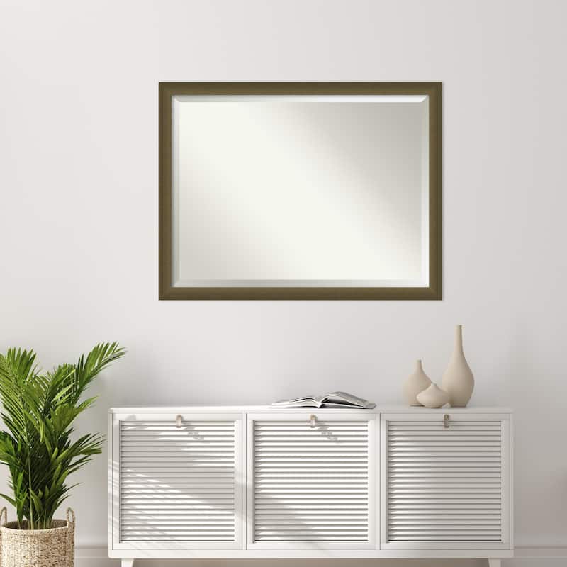 Blaine Narrow Beveled Framed Wall Mirror