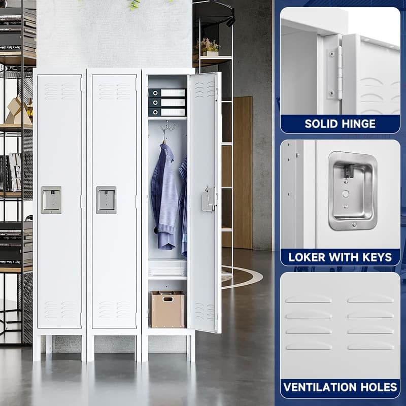 Metal Locker 1 Doors - N/A