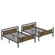 preview thumbnail 25 of 24, Full XL Over Queen Metal Bunk Bed with Detachable Design, Safety Guard Rails, Ladder with Non-Slip Foam