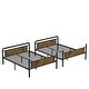 preview thumbnail 12 of 11, Queen Over Queen Bunk Bed, Detachable, 16" Rails