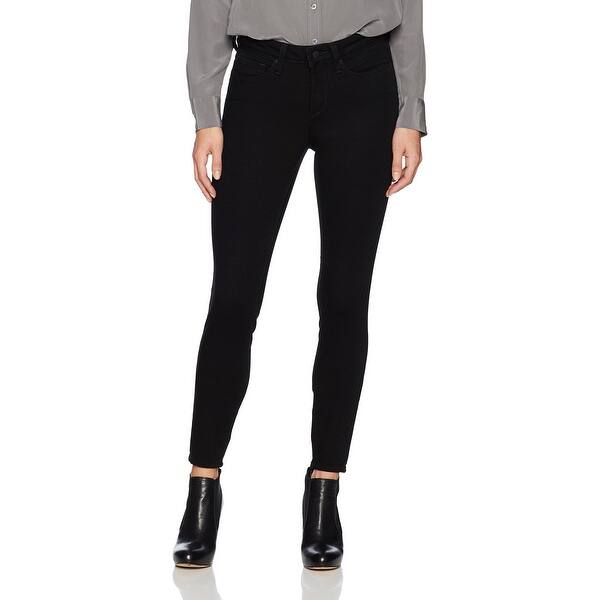 Shop Nydj Deep Black Womens Size 16 Dylan Skinny Ankle Stretch
