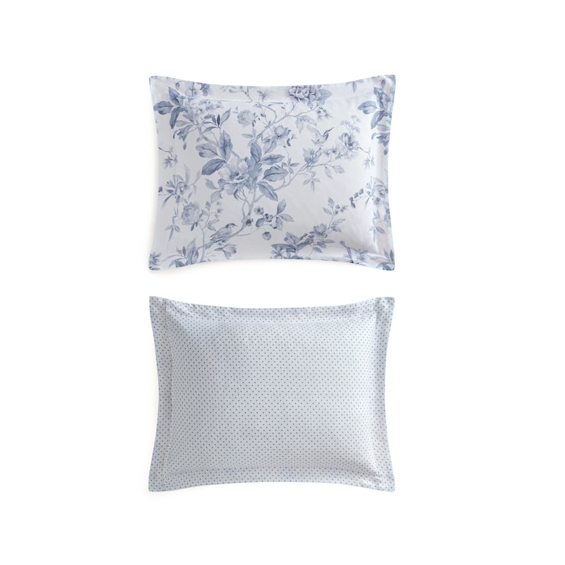 Martha Stewart Songbird Cotton Reversible Duvet Cover Set