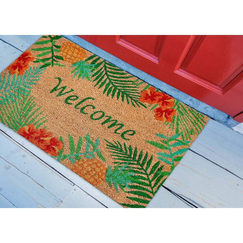 Liora Manne Island Greetings Coir Welcome Door Mat