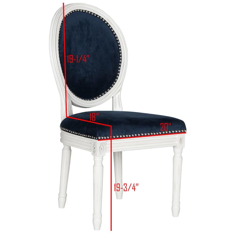 SAFAVIEH Rona Parisian Oval Dining Chair (Set of 2) - 20Wx20Dx39H
