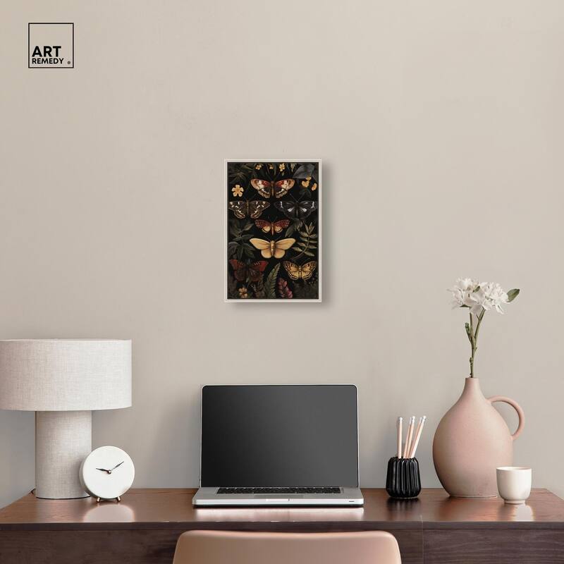 Winged Visitors III Canvas by Art Remedy