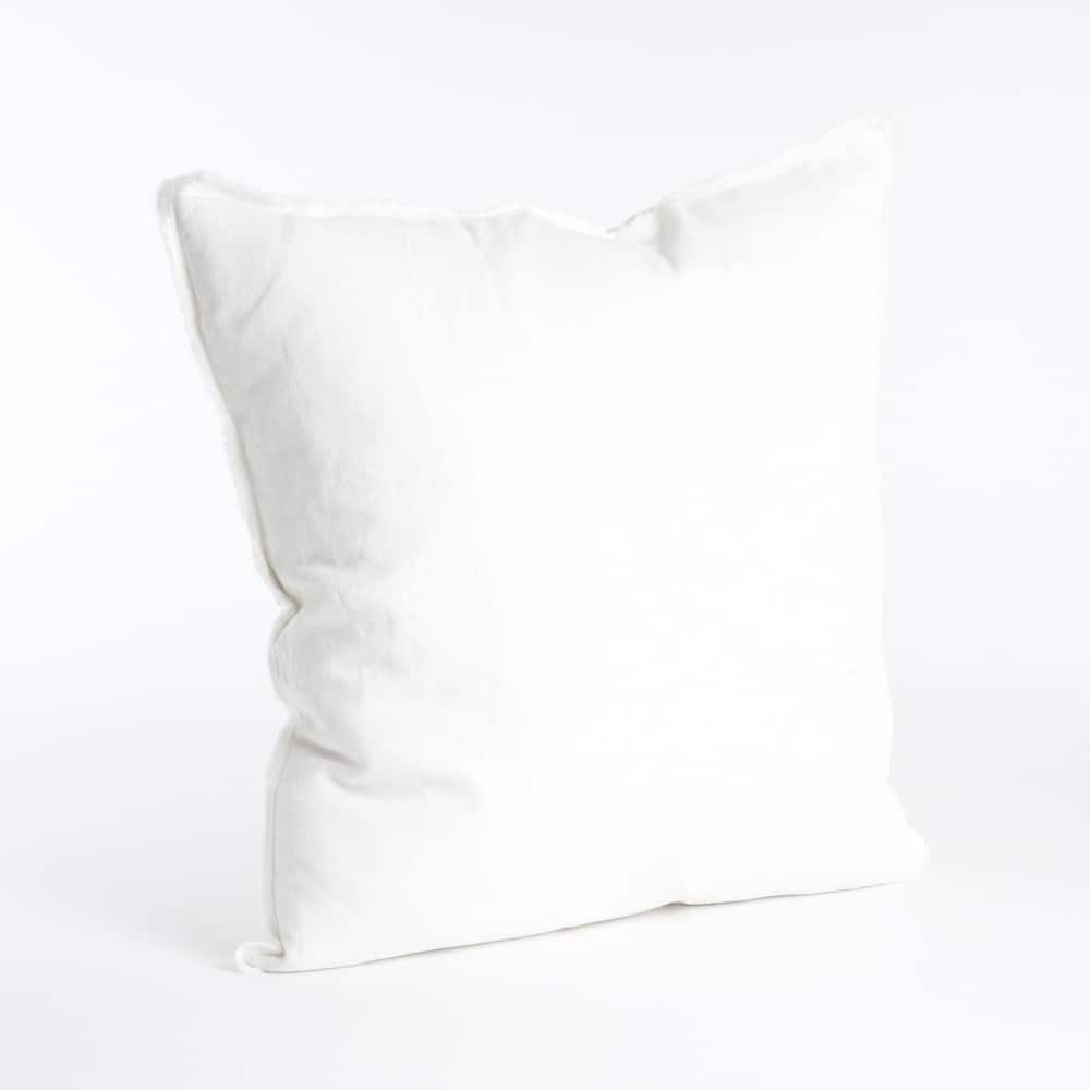 Fringed Design Down-Filled Throw Pillow