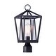preview thumbnail 5 of 3, Artisan 1-Light Outdoor Post Lamp
