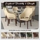 preview thumbnail 53 of 67, LeisureMod Vivara Leather Upholstered Dining Chair with Padded Seat - Mid-Century Arm Chair for Home Office Bar & Kitchen