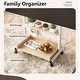 preview thumbnail 5 of 19, FITUEYES Mobile TV Stand Modern Storage TV Cart Mount for TVs Up to 85 Inch