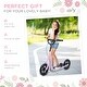 preview thumbnail 6 of 7, Adjustable Height Kick Scooter for Kids, Big Wheels, Non-Slip Footplate, Steel Frame, Ages 5-12