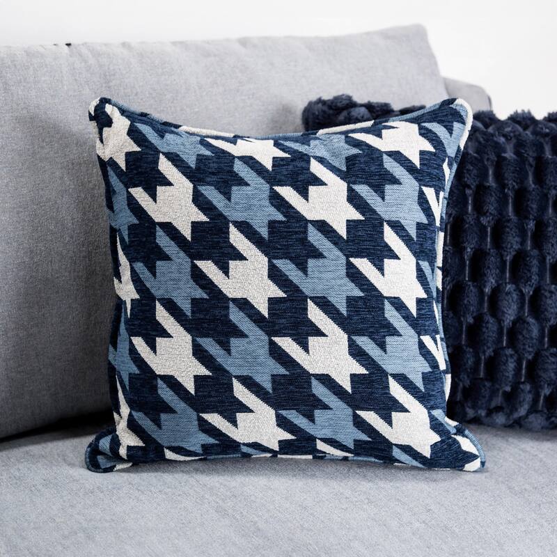 Furniture of America Gregen 3-Piece Grey Solid Wood Sofa and Ottoman Set with Pillows