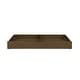 preview thumbnail 1 of 1, Olivia 41" Wide Traditional Wood Trundle, Rosewood Brown